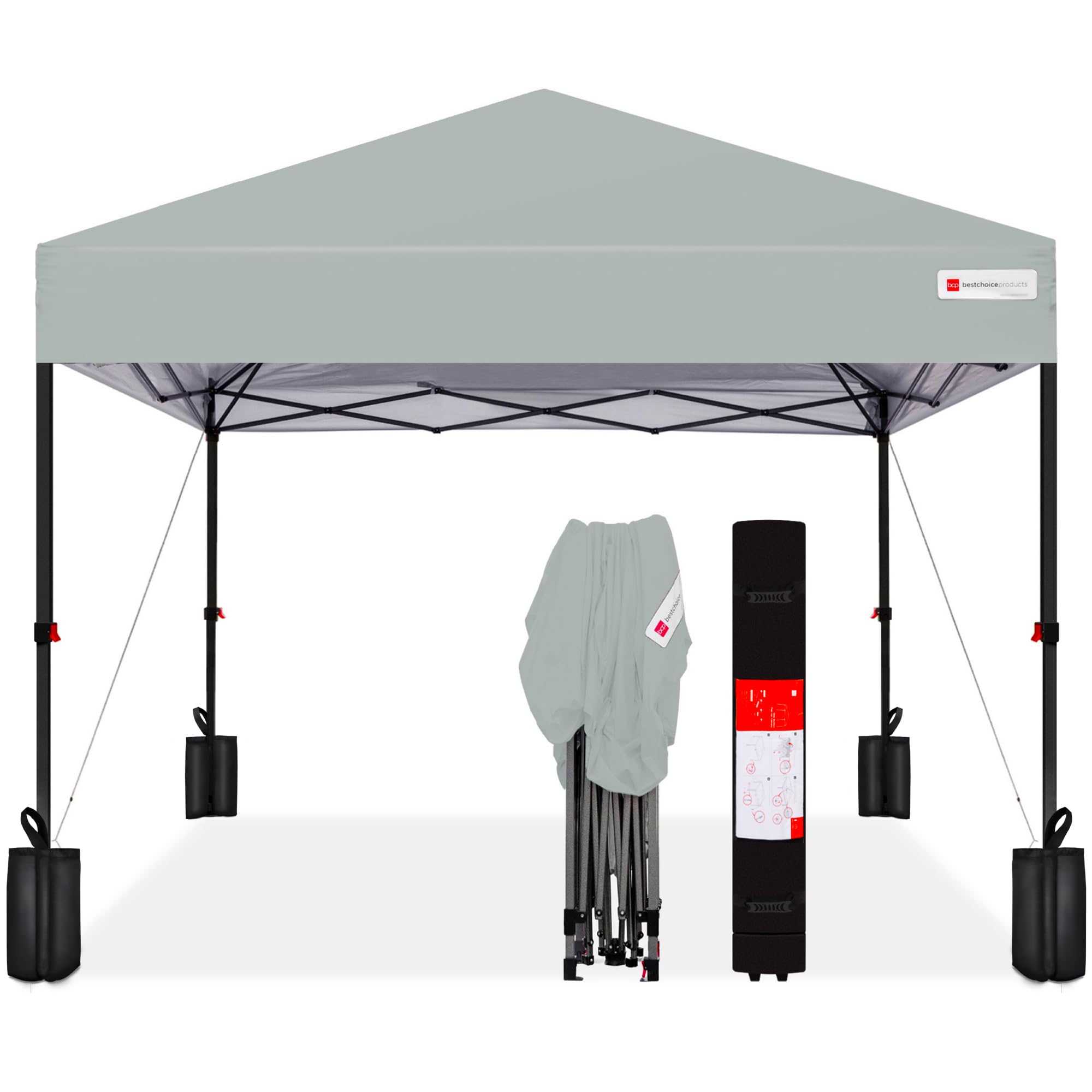 Carpa Con Toldo Best Choice Products De 12 X 12 Pies Con Botón Para Pulsar 1 Botón - Venta Internacional.