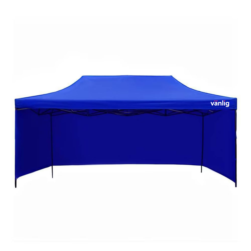 Toldo 3x4.5 Metros Plegable Con Paredes Y Techo Carpa Color Azul