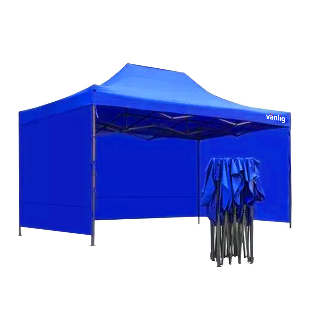 Foto 3 pulgar | Toldo 3x4.5 Metros Plegable Con Paredes Y Techo Carpa Color Azul