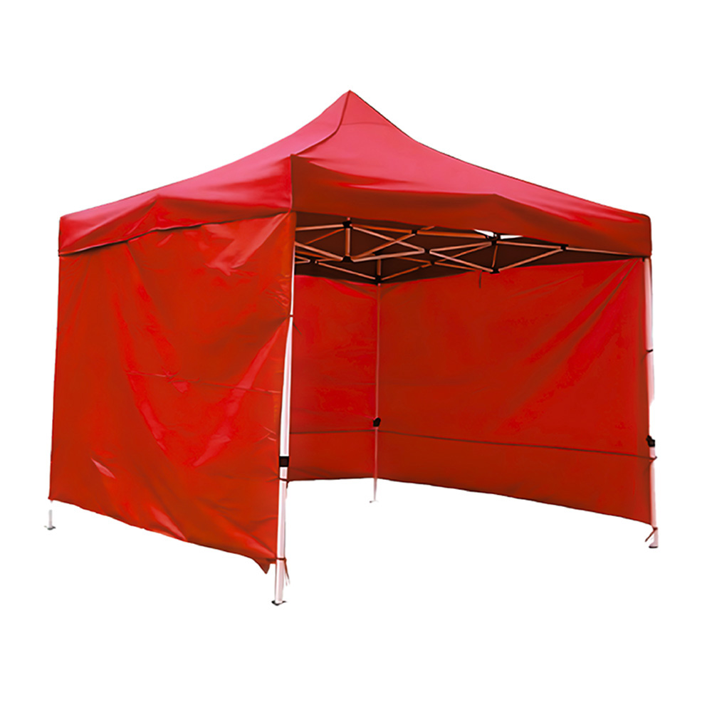 Toldo Plegable con Paredes Ilios Innova 3x3 Rojo