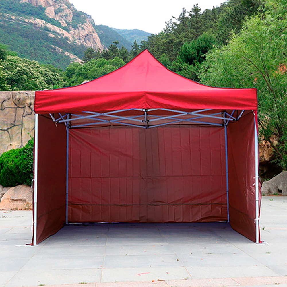 Foto 5 pulgar | Toldo Plegable con Paredes Ilios Innova 3x3 Rojo