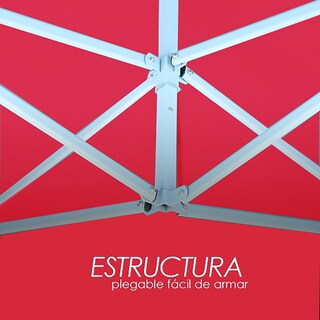 Foto 8 | Toldo Plegable Ilios Innova 2x2 con Paredes Rojo