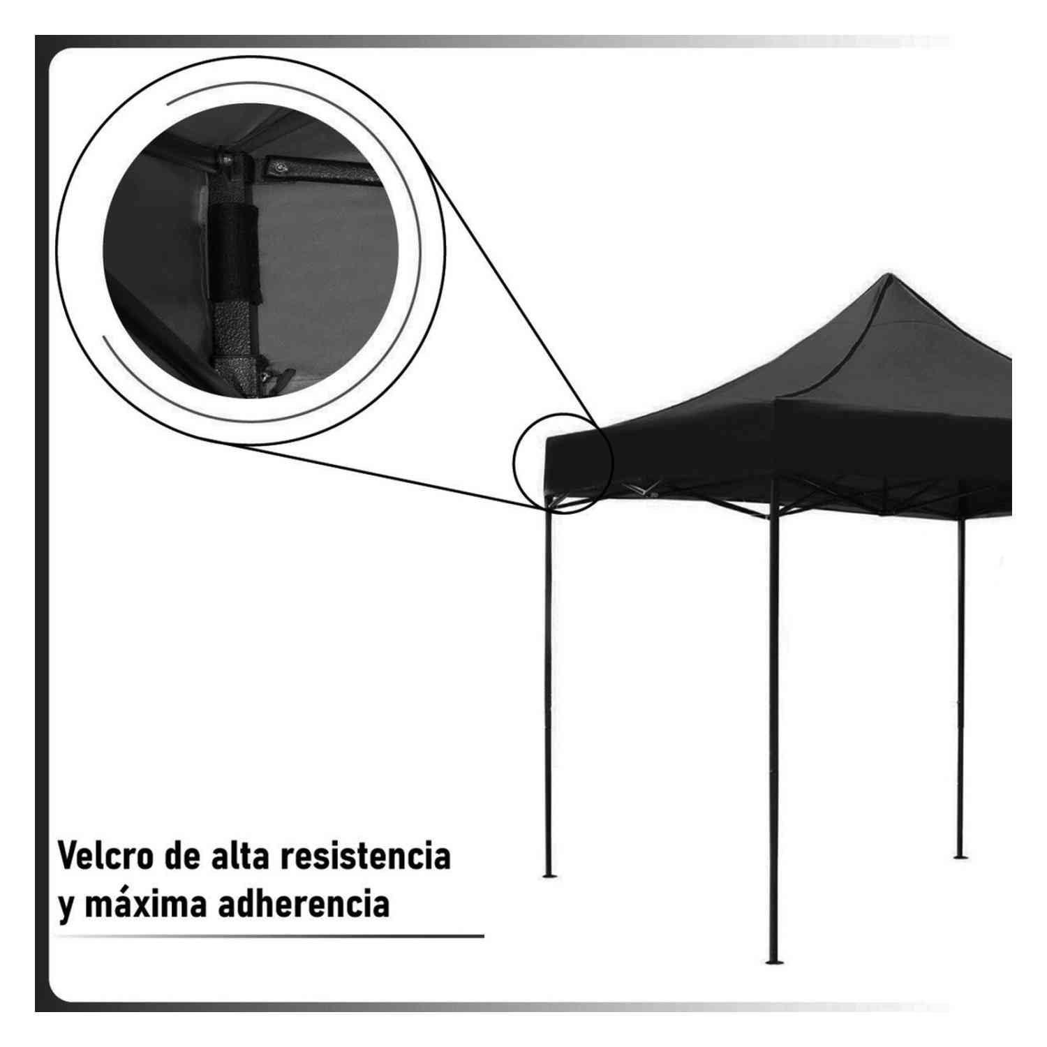 Foto 5 pulgar | Toldo Jardimex Negro con Mesa Plegable