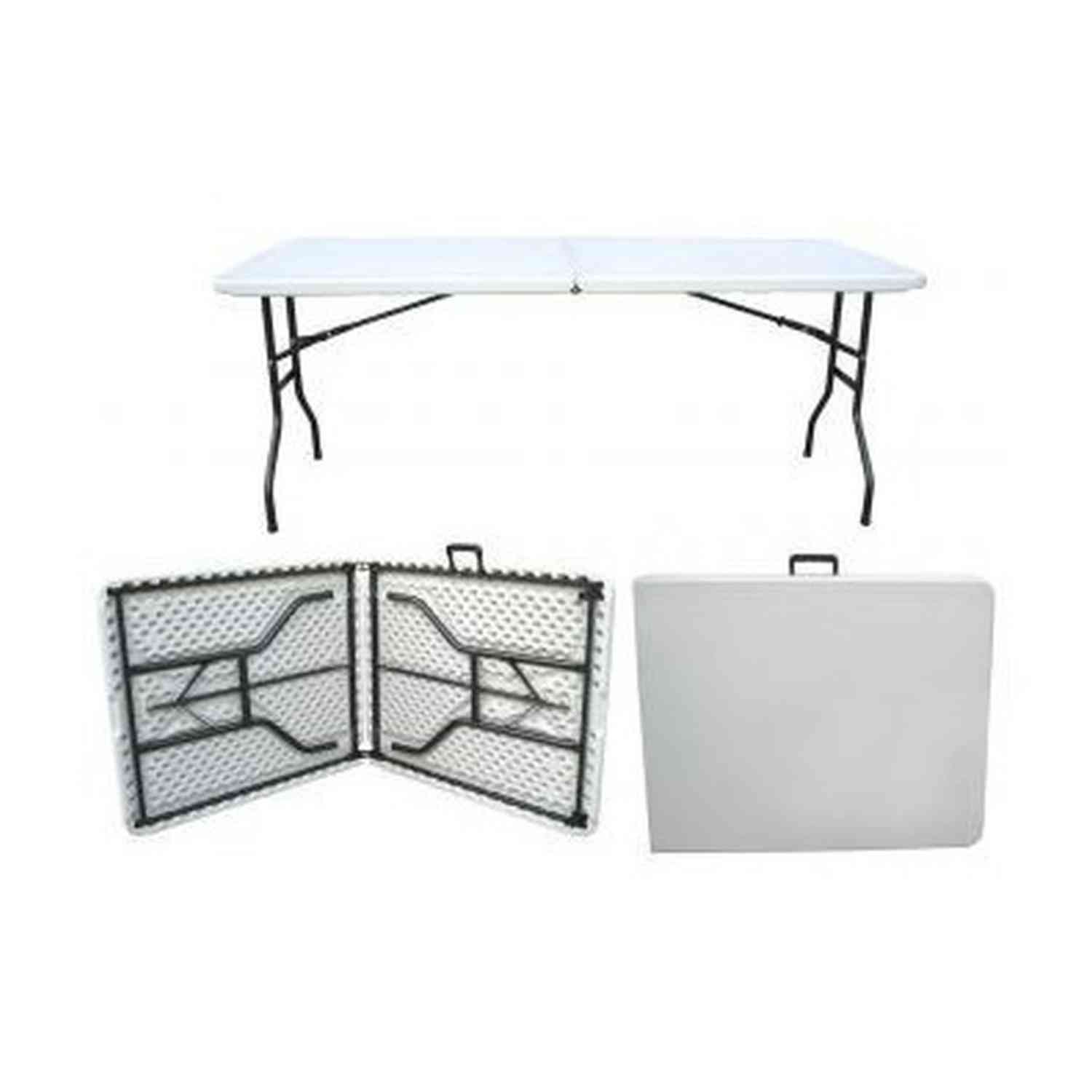 Foto 9 pulgar | Kit Jardimex Toldo Carpa 3x3 Blanco más Mesa Plegable 1.80 m