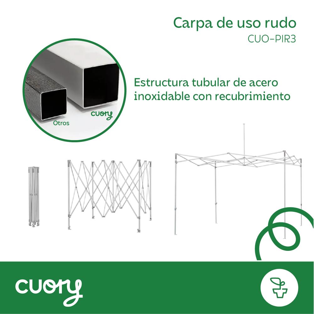 Foto 4 pulgar | Toldo Reforzado Cuory 3 x 3 m Blanco