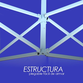 Foto 7 | Toldo Plegable Ilios Innova con Paredes 3 x 3 Azul