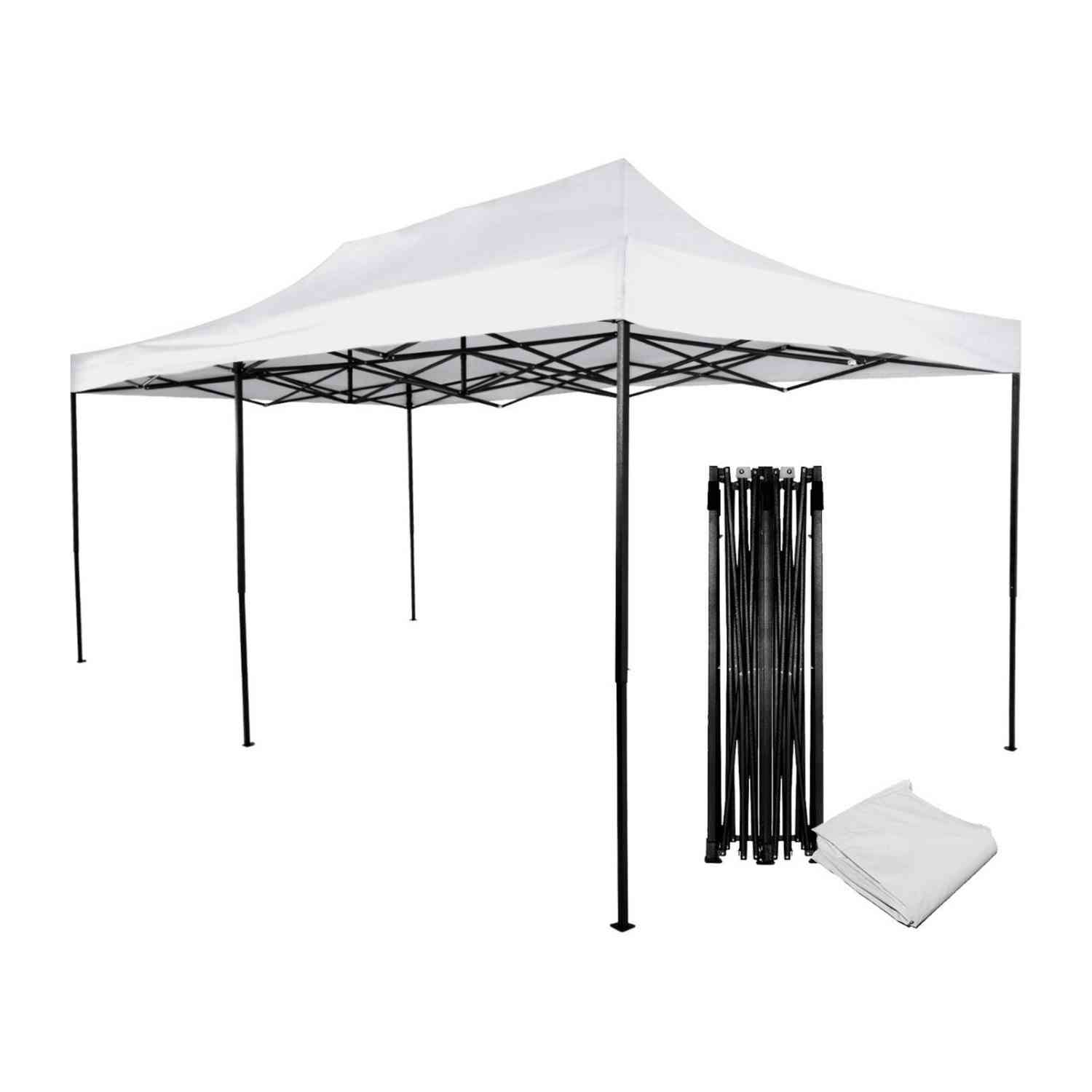 Foto 3 pulgar | Toldo Carpa 6x3 Metros Paredes Impermeable Blanco