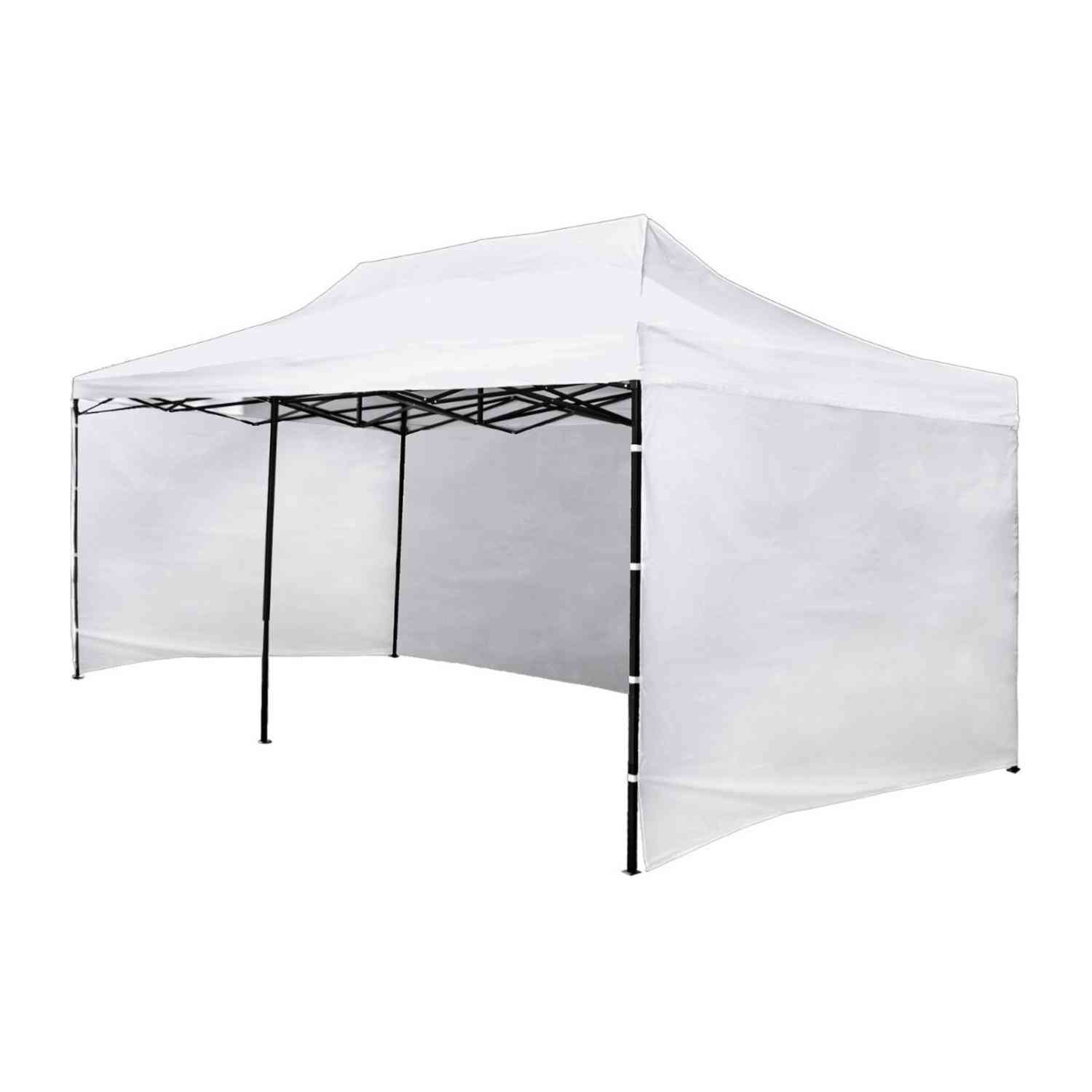 Foto 4 pulgar | Toldo Carpa 6x3 Metros Paredes Impermeable Blanco