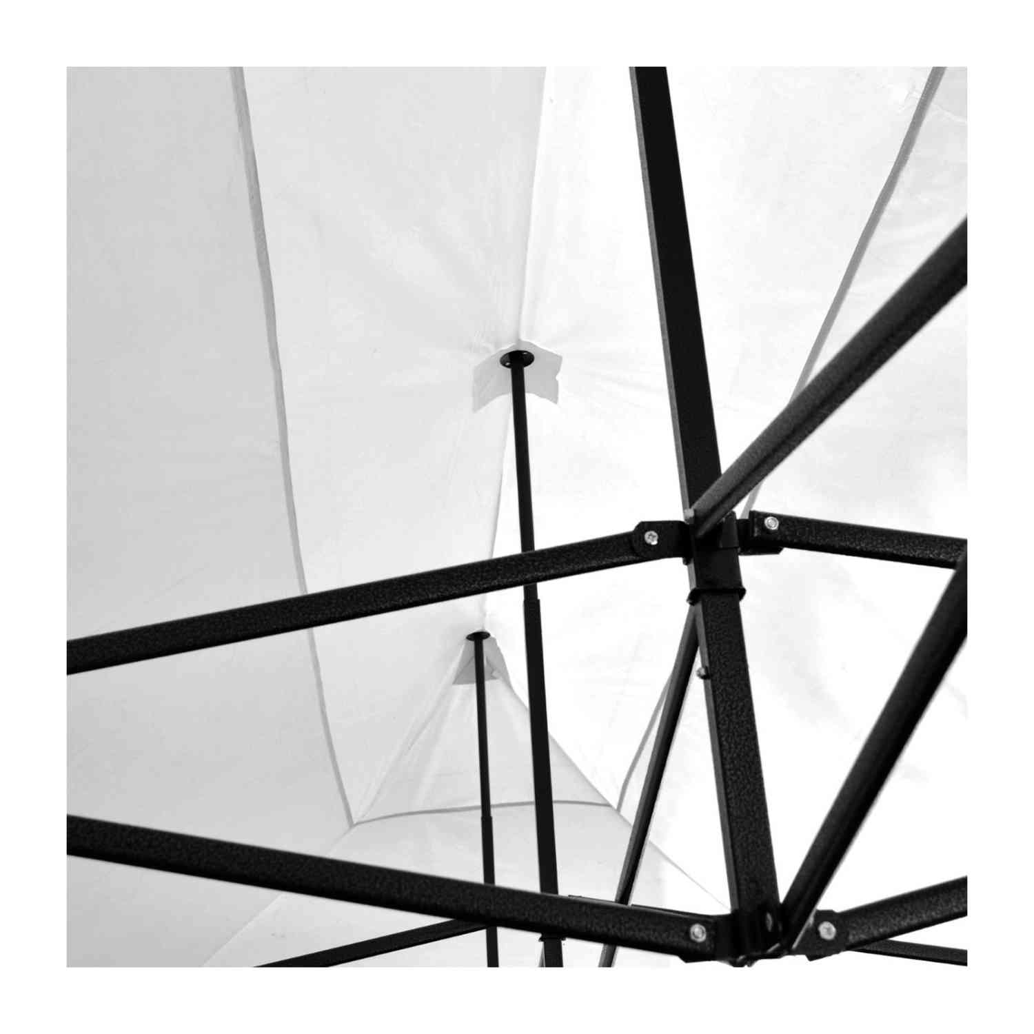 Foto 7 | Toldo Carpa 6x3 Metros Paredes Impermeable Blanco