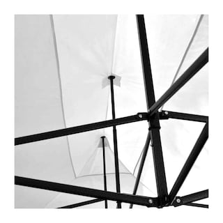 Foto 7 | Toldo Carpa 6x3 Metros Paredes Impermeable Blanco