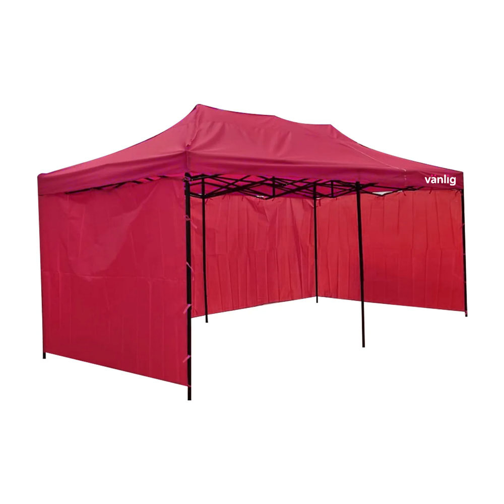 Foto 2 pulgar | Toldo Plegable Vanlig Rojo C/Paredes 6x3 m