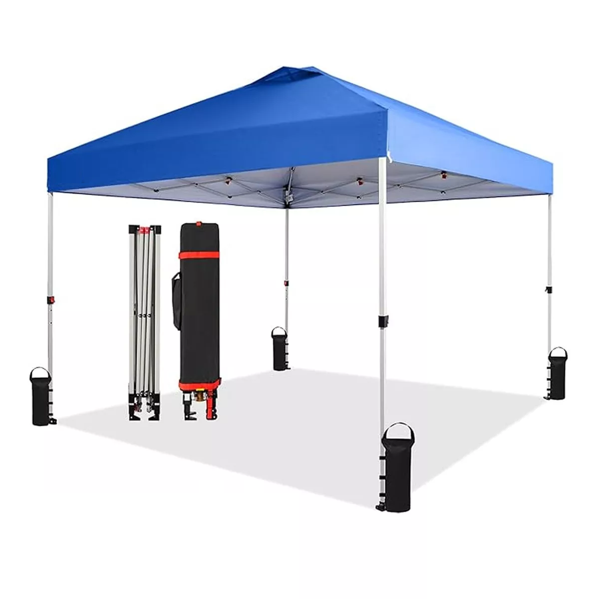 Toldo Carpa Impermeable Plegable Acero 3x3m Bolsa De Peso Eo Safe Imports Esi-16374 Multicolor