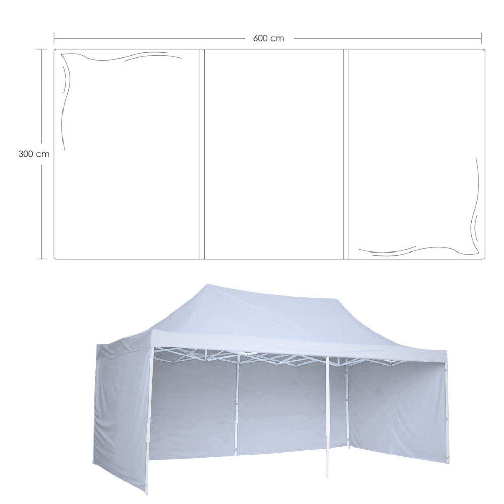 Foto 3 pulgar | Toldo Plegable Ilios Innova con Paredes 3x6 Blanco