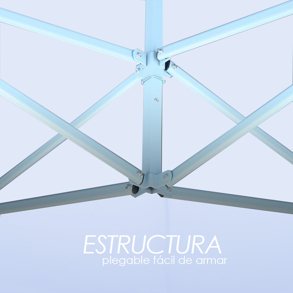 Foto 8 pulgar | Toldo Plegable Ilios Innova con Paredes 3x6 Blanco