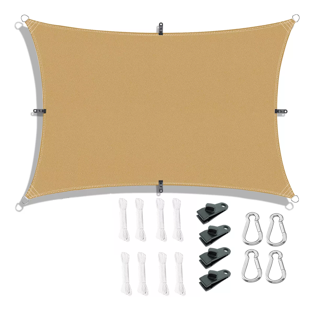 Foto 2 pulgar | Malla Sombra Jardín 4x3m, Lona Reforzadas, Bloquea 95% Uv Eo Safe Imports Esi-17282 Beige
