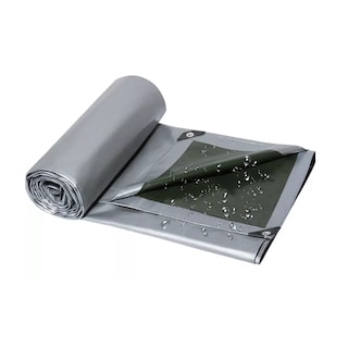 Foto 1 | Lona Reforzada 4 X 6 M Impermeable Para Jardin Exterior Eo Safe Imports Esi-17283 Gris