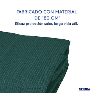 Foto 2 | Malla Sombra Styrka Raschel 90% 6x4 M Color Verde