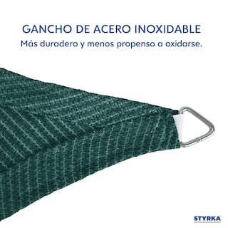 Foto 3 | Malla Sombra Styrka Raschel 90% 6x4 M Color Verde