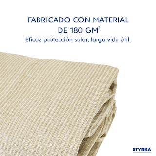 Foto 2 | Malla Sombra Styrka Raschel 90% 3x4 M Color Beige