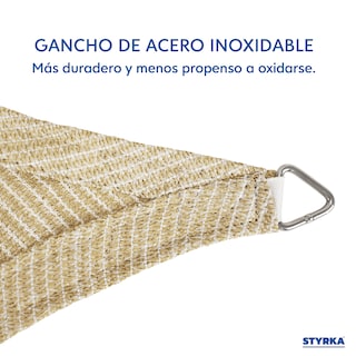 Foto 3 | Malla Sombra Styrka Raschel 90% 3x4 M Color Beige