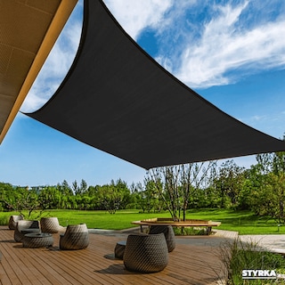 Foto 8 | Malla Sombra Styrka Raschel 90% 6x4 M Color Negro
