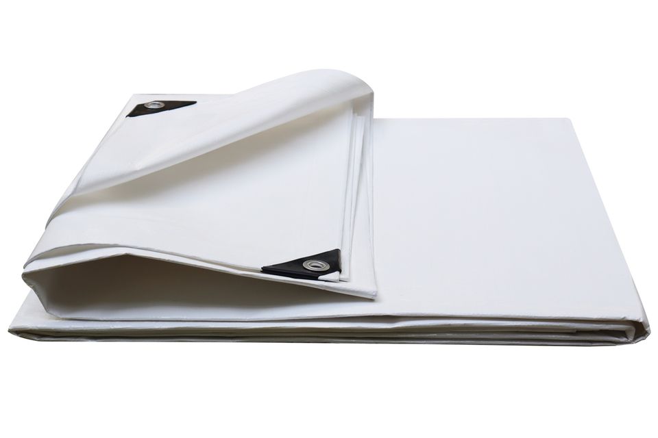 Lona Reforzada Tricapa Impermeable 4.20 Metros X 7.20 Metros Color Blanco