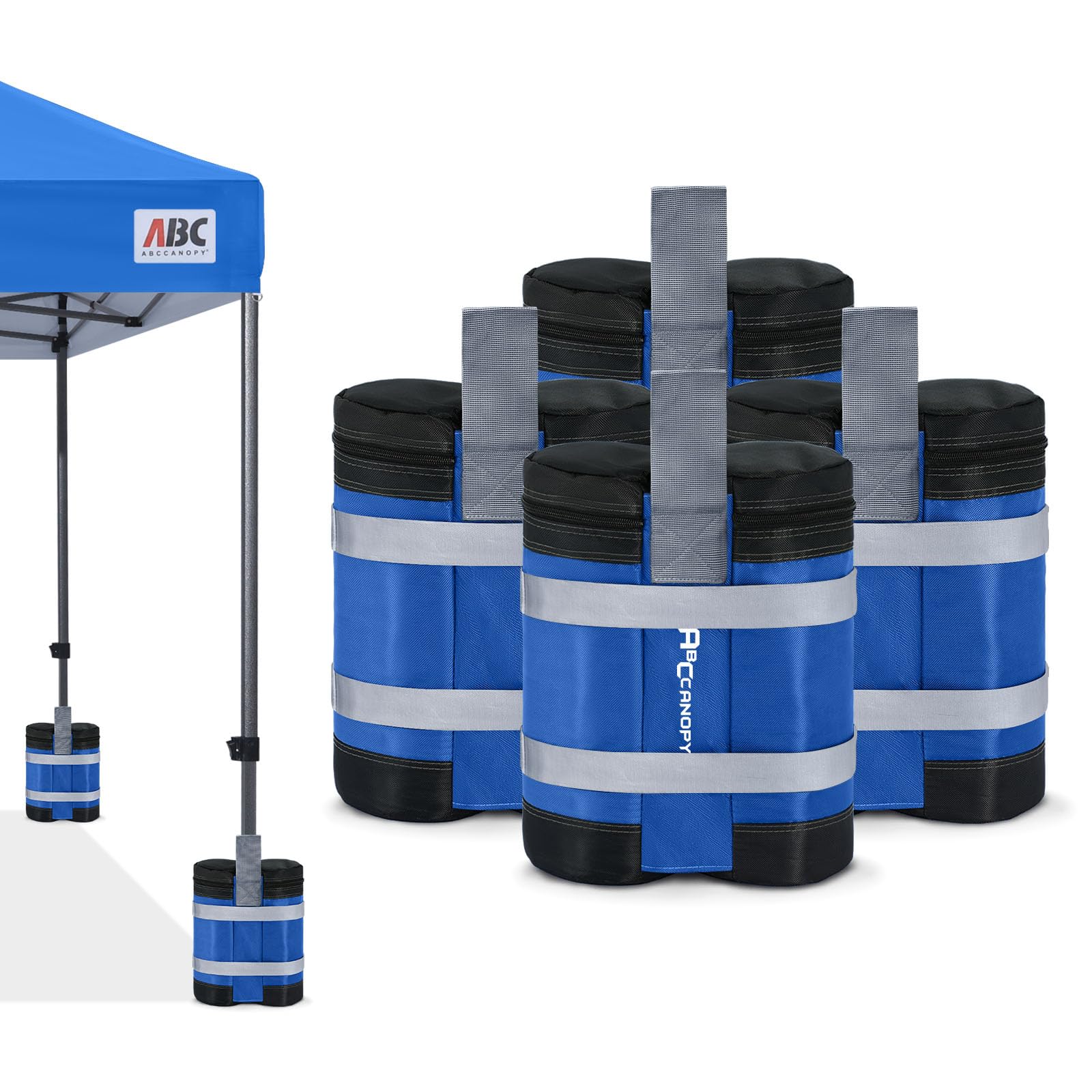 Foto 1 | Sacos De Arena Con Toldo Abccanopy Para Refugios Instantáneos De 63,5 Kg (azules) - Venta Internacional.