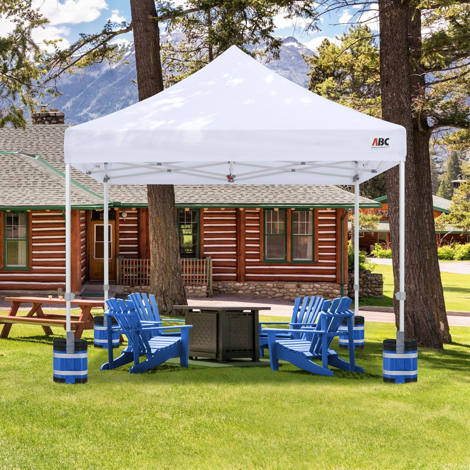 Foto 7 | Sacos De Arena Con Toldo Abccanopy Para Refugios Instantáneos De 63,5 Kg (azules) - Venta Internacional.