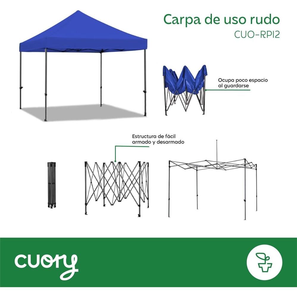 Foto 5 pulgar | Toldo Cuory Cuorpi2 Reforzado 3x3 m sin Pared