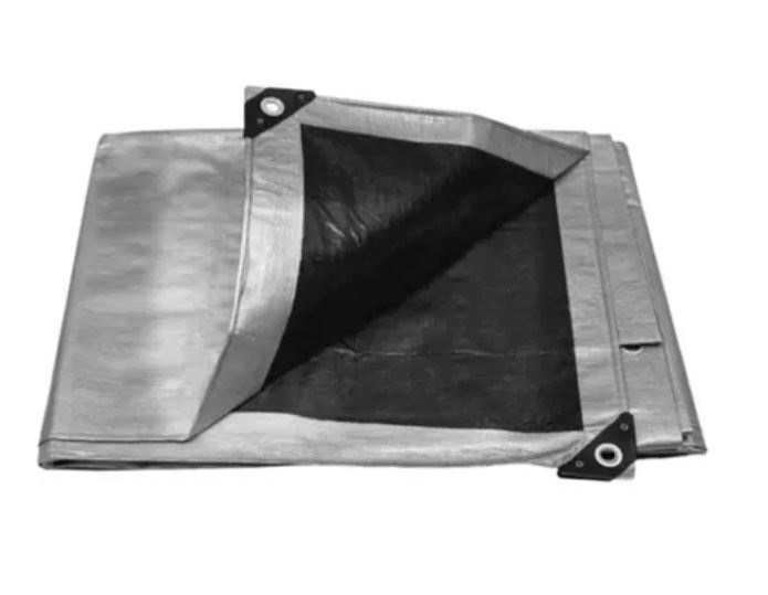 Foto 1 | Lona Reforzada Impermeable Tricapa 5metros X 6 Metros Marca Geesna Color Gris