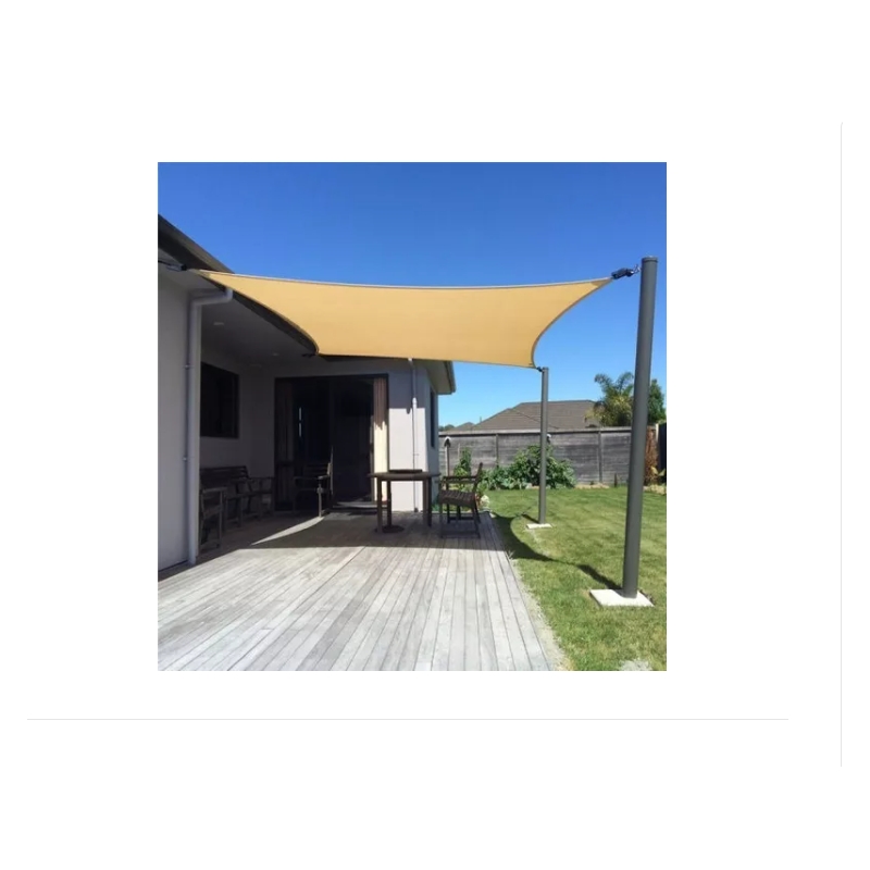 Foto 2 | Toldo De Lona Shade, 3 X 3 X 3 M, Triangular, Antiuv, Color Beige - Venta Internacional.