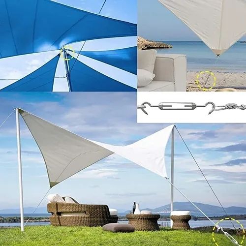 Foto 5 | Kit De Anclaje Para Toldo De Vela, Acero Inoxidable 304 - Venta Internacional.