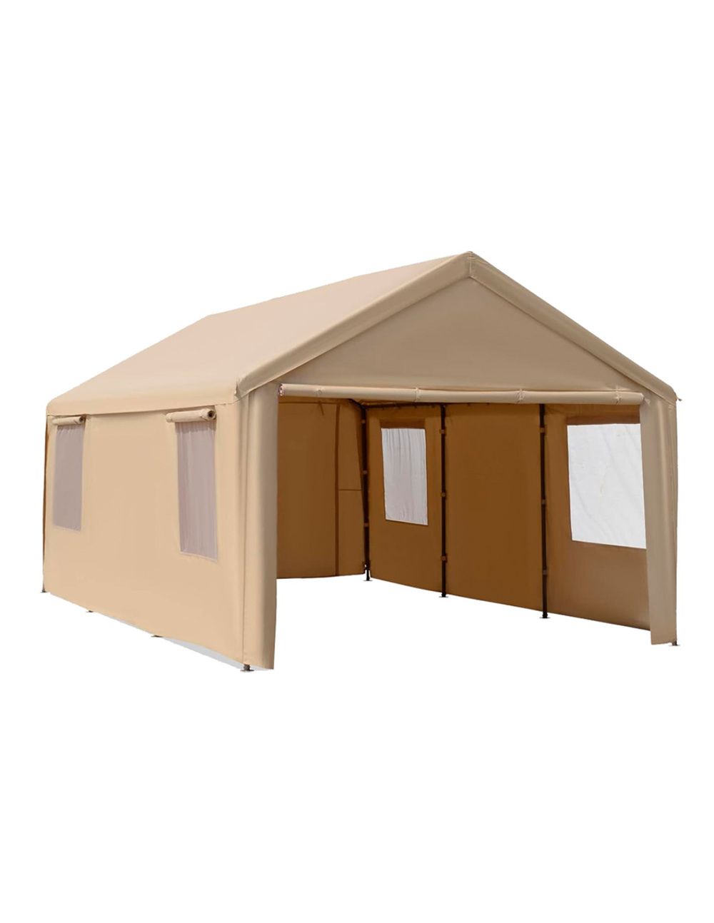 Foto 2 pulgar | Toldo De Uso Rudo Vanlig 6x3 Mts Carpa Para Auto Fiestas Eventos Color Beige