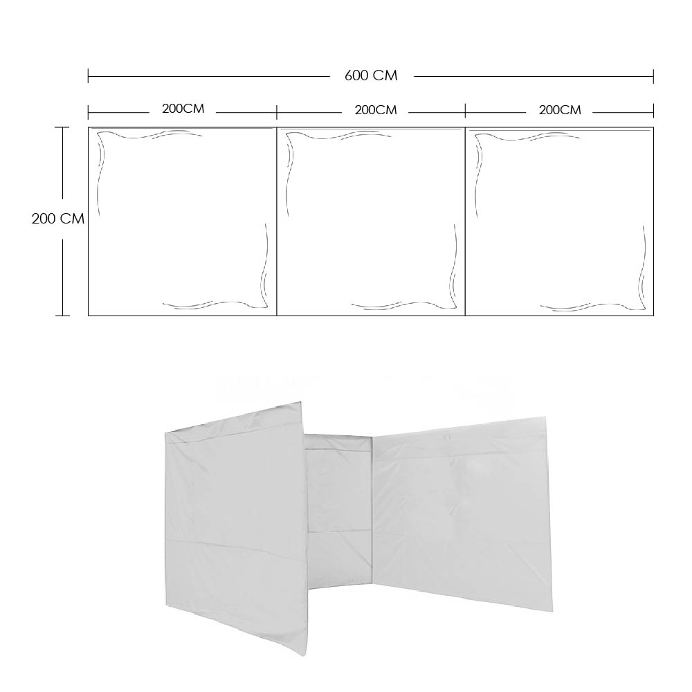 Foto 3 pulgar | Toldo Ilios Innova Blanca 2 x 2 m