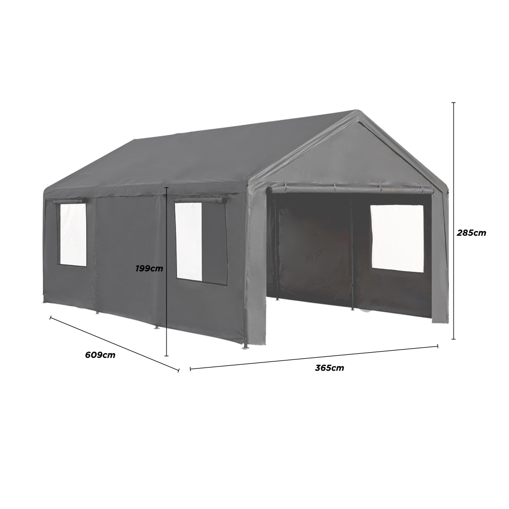 Foto 4 pulgar | Toldo de Uso Rudo 6x3 Mts Vanlig Gris