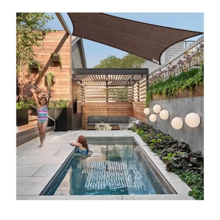 Foto 5 | Malla Sombra 3*4 M 90% Raschel Para Jardín Reforzada Espesar, Belug Café