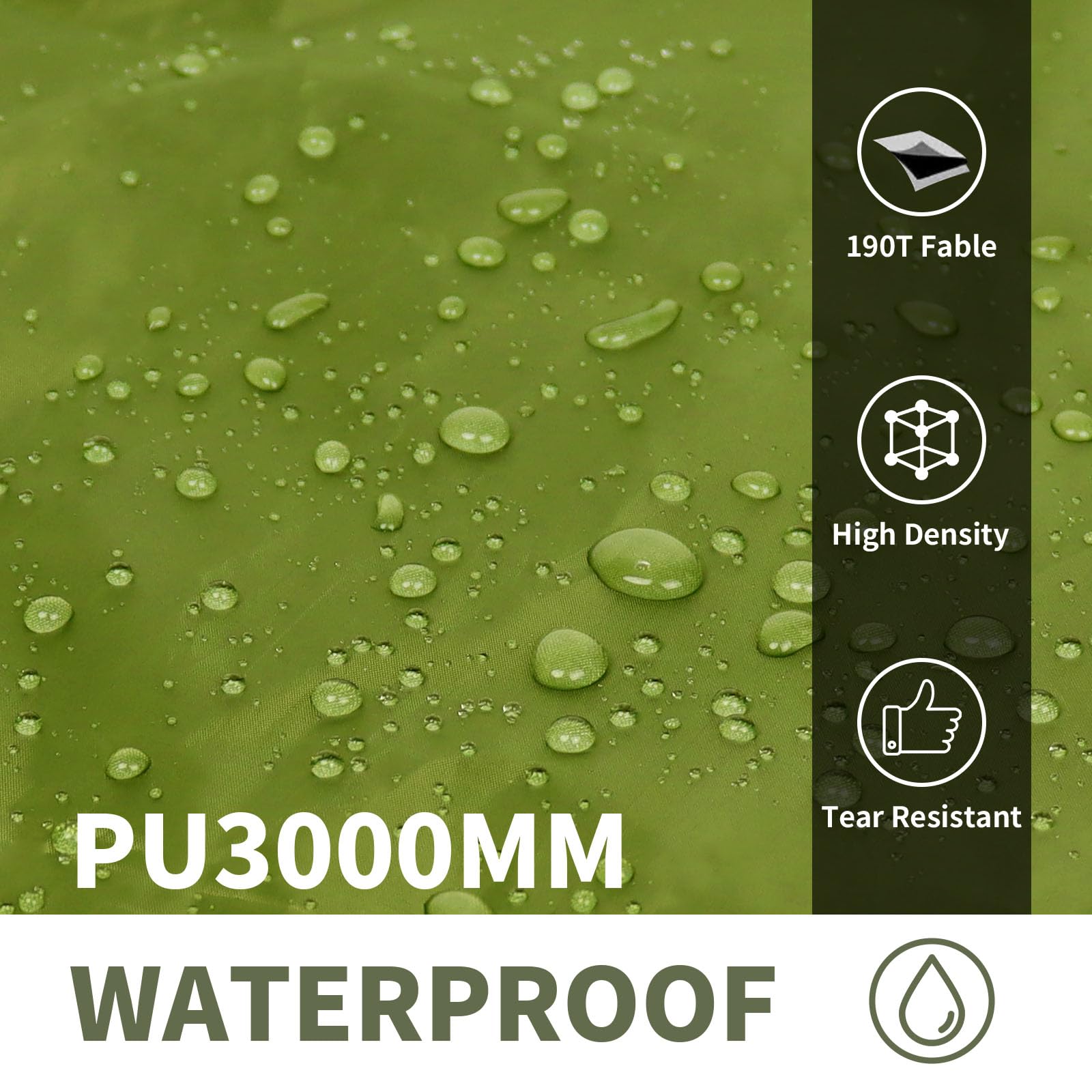 Foto 5 pulgar | Lona Impermeable Para Acampar Tent Footprint Frelaxy, 320 G, 200 X 200 Cm - Venta Internacional.