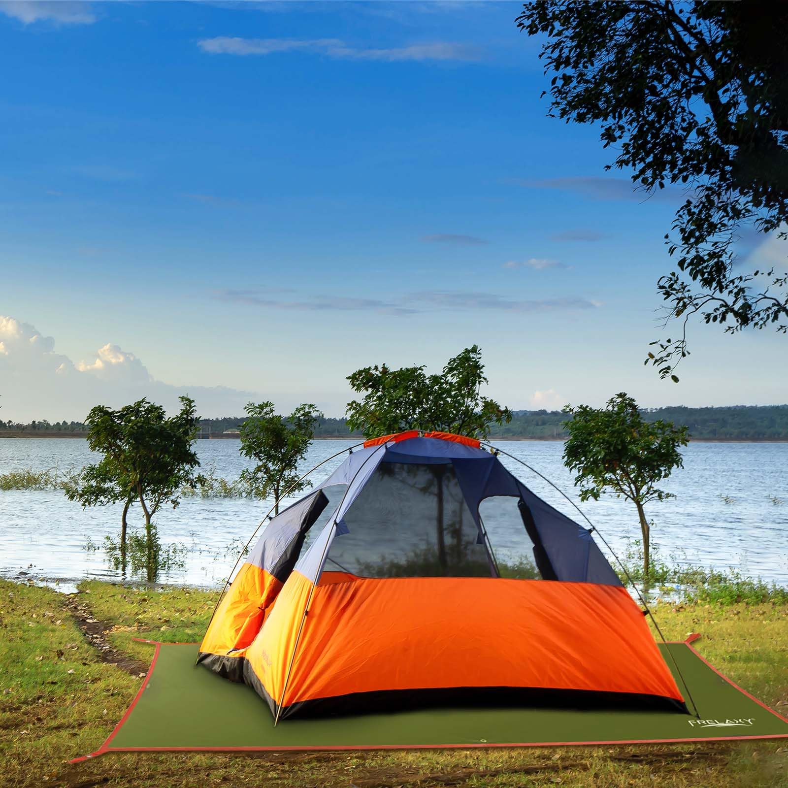 Foto 7 pulgar | Lona Impermeable Para Acampar Tent Footprint Frelaxy, 320 G, 200 X 200 Cm - Venta Internacional.