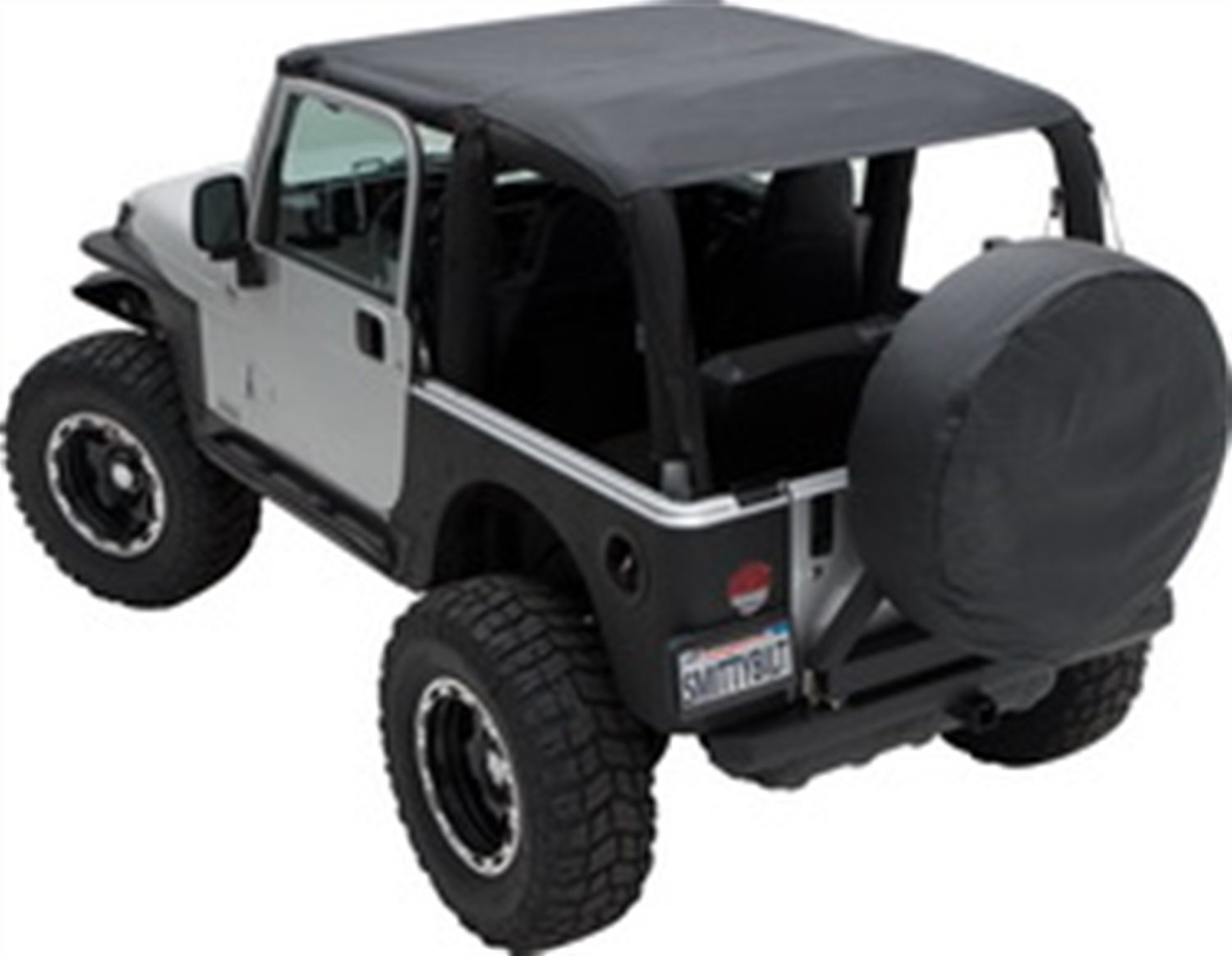 Tapa Extendida Para Jeep Wrangler Smittybilt Sb93635 - Negro - Venta Internacional.