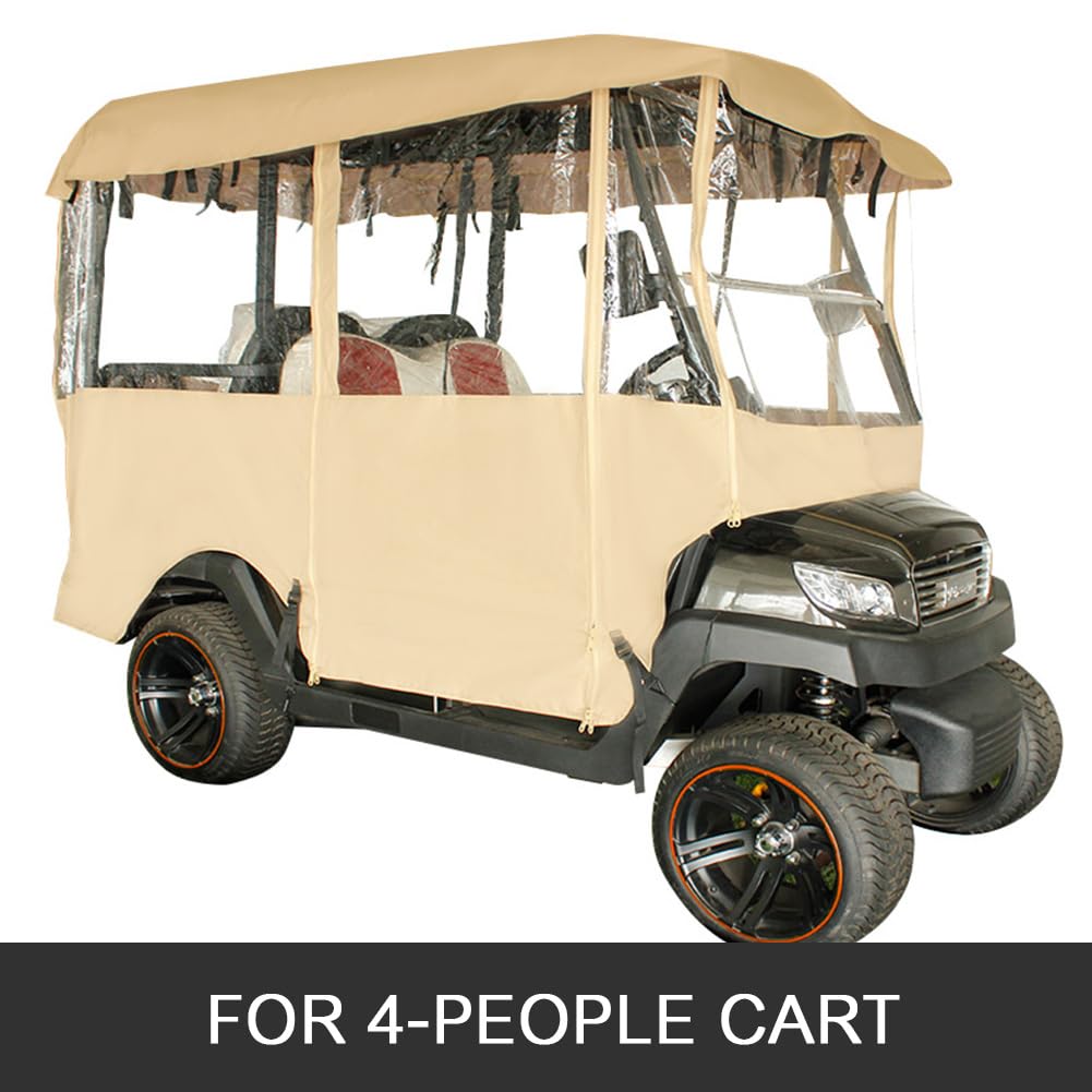 Foto 3 pulgar | Carrito De Golf Vevor Impermeable Para 4 Personas Con Ventanas - Venta Internacional.