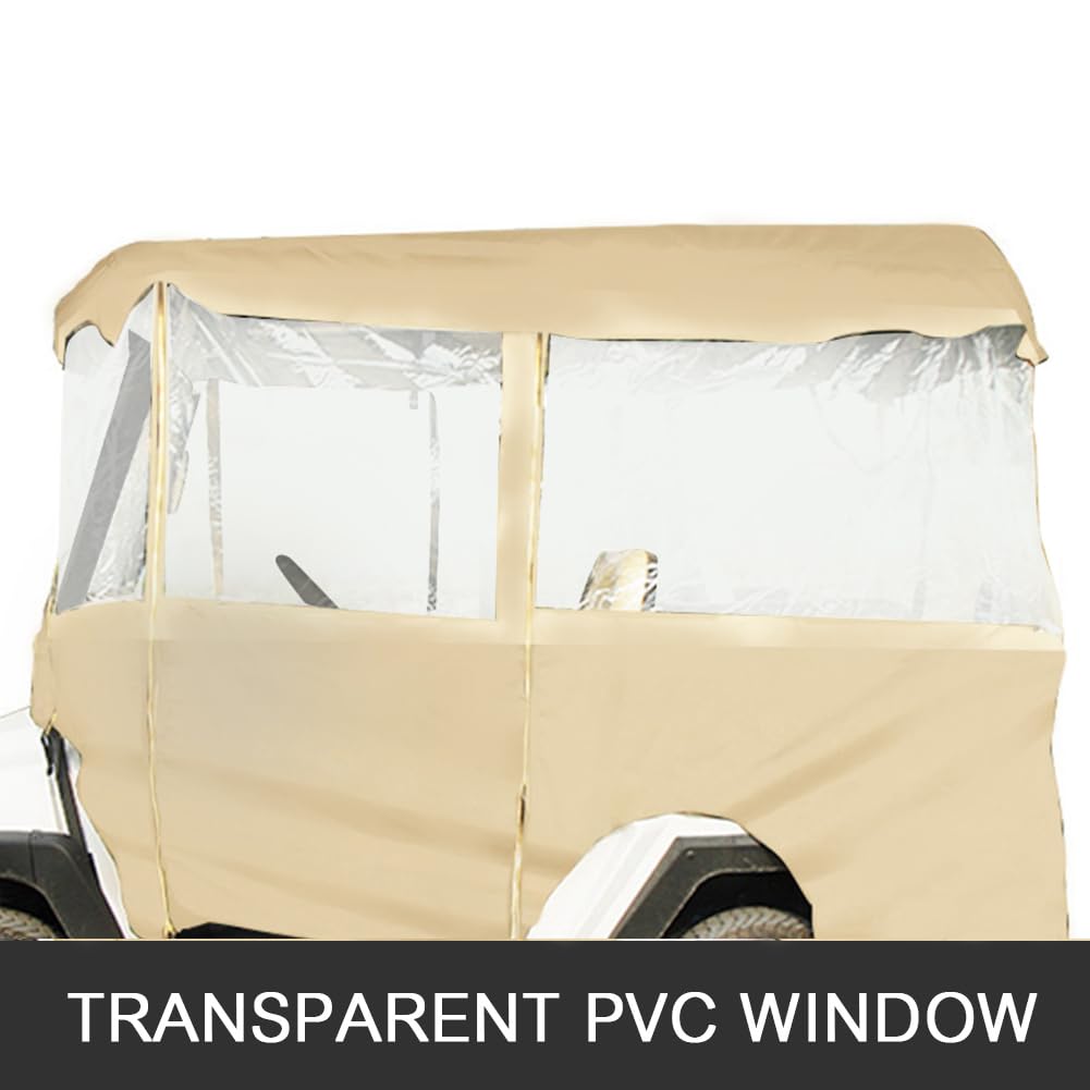 Foto 5 pulgar | Carrito De Golf Vevor Impermeable Para 4 Personas Con Ventanas - Venta Internacional.