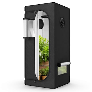 Foto 1 | Carpa De Cultivo Hidropónica Ipower, 60 X 60 X 120 Cm, Resistente Al Agua, Color Negro - Venta Internacional.