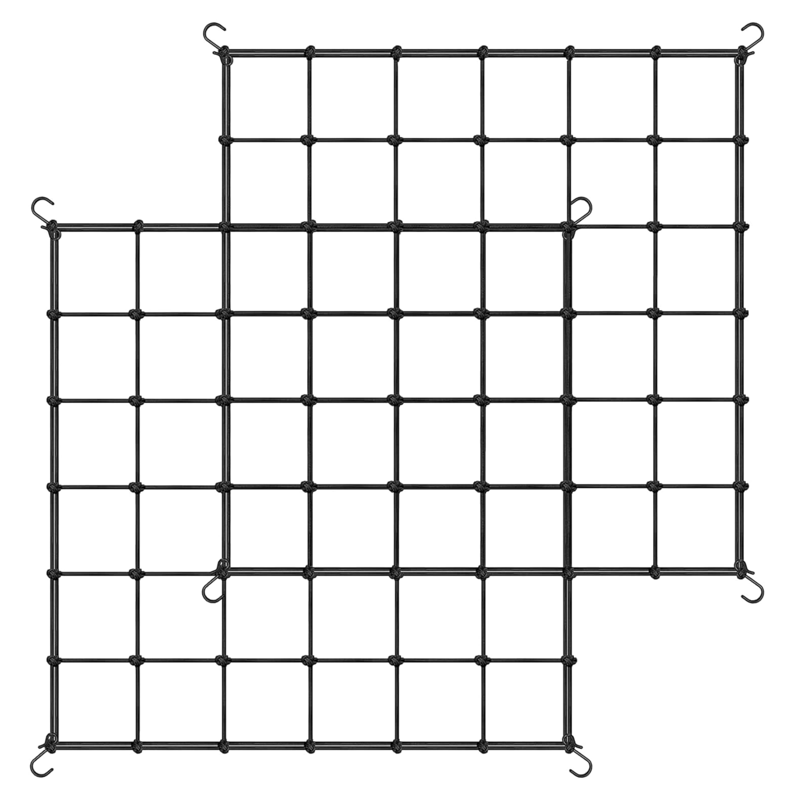 Foto 2 pulgar | Malla Elástica Para Enrejados Simple Deluxe, 90 X 90 Cm, Color Negro, Paquete De 2 - Venta Internacional.