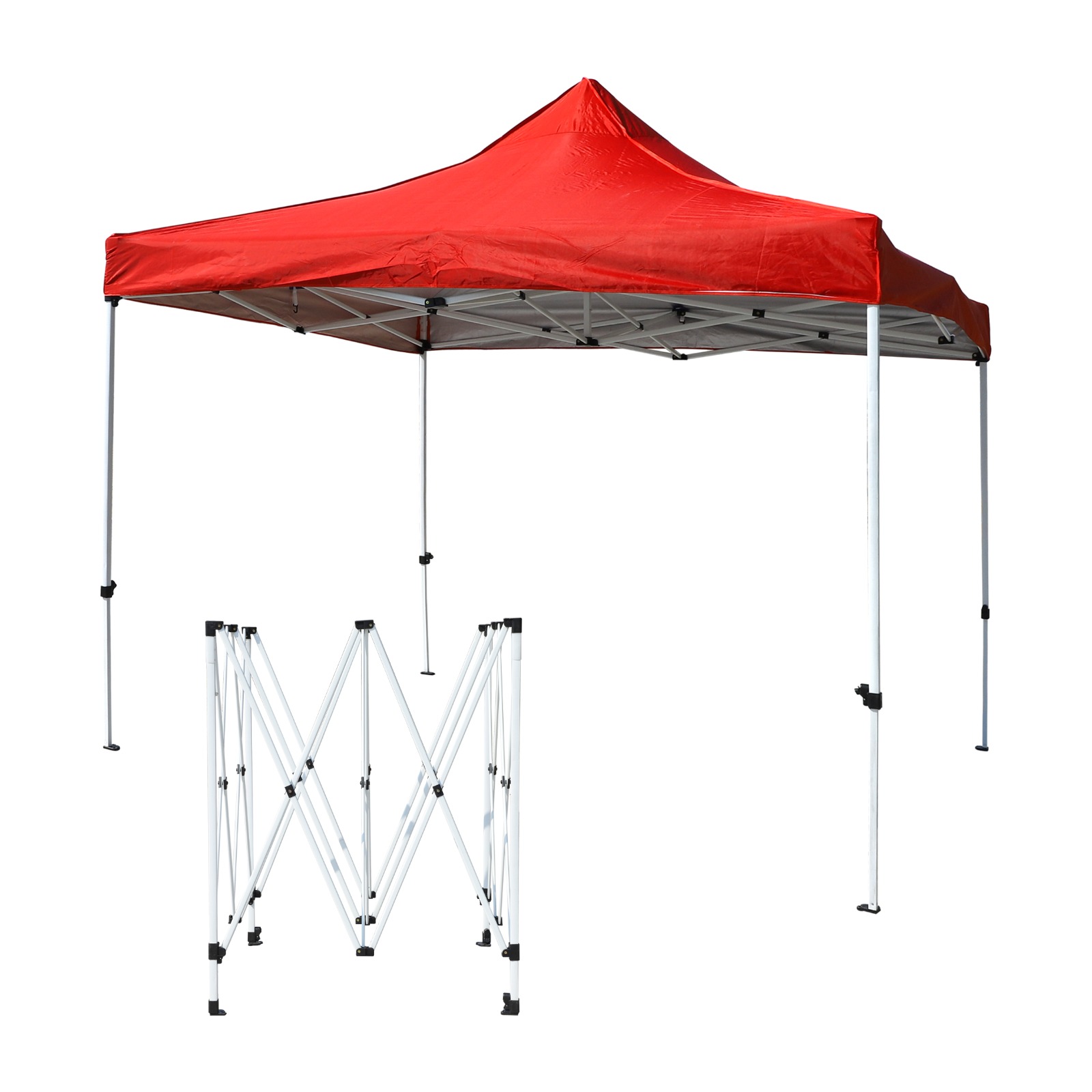 Foto 2 pulgar | Toldo Rojo Nat Gea Online 3 x 3 m