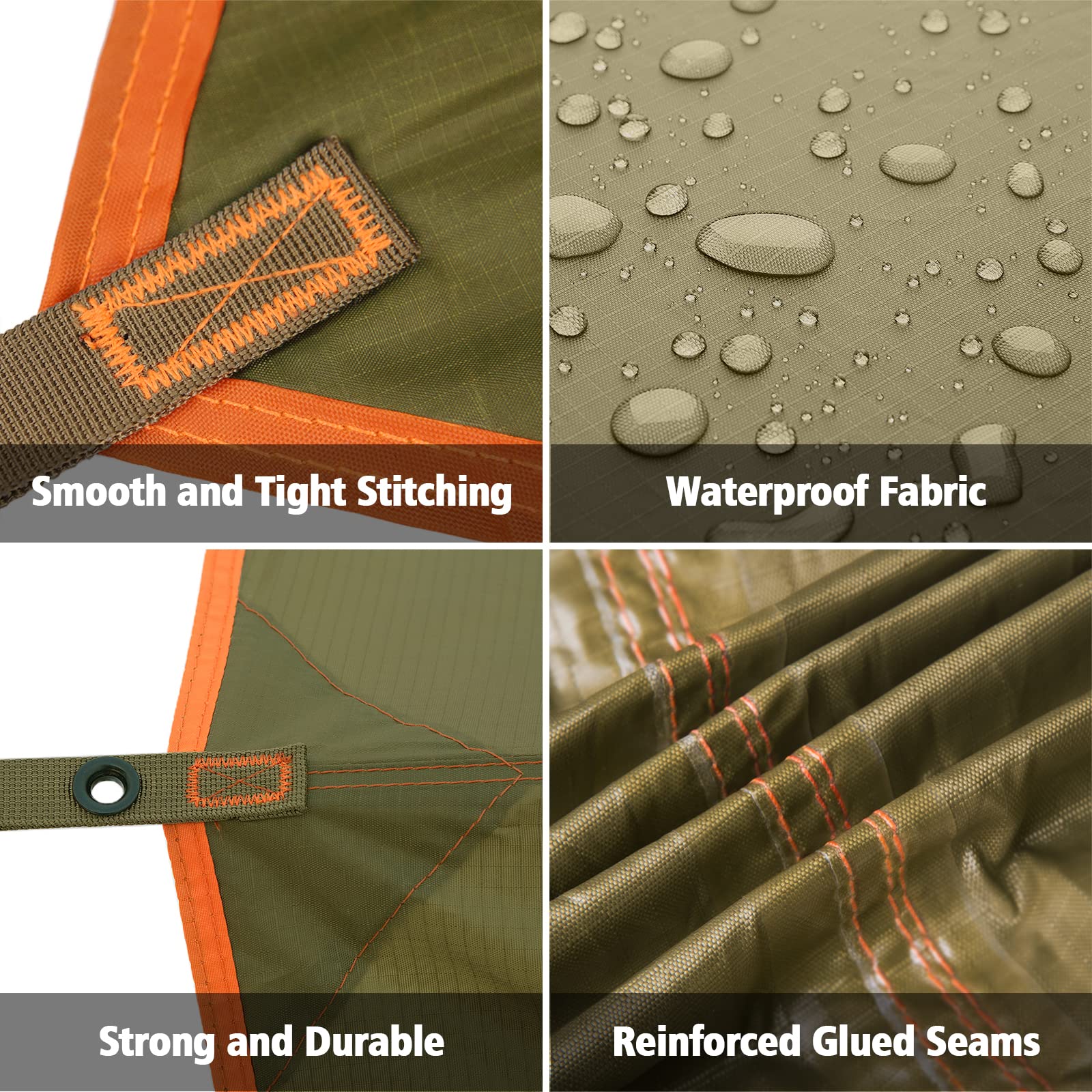Foto 6 pulgar | Tarp Free Soldier, Impermeable Y Portátil Para Acampar (marrón) - Venta Internacional.