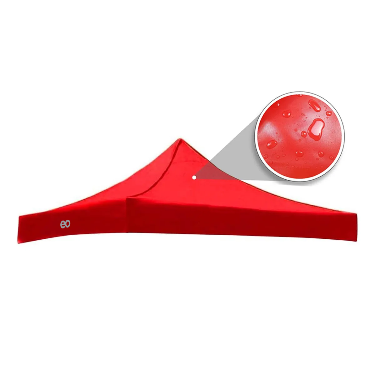 Foto 3 pulgar | Repuesto De Lona Para Toldo 3x3m Impermeable Eo Safe Imports Esi-19891 Rojo