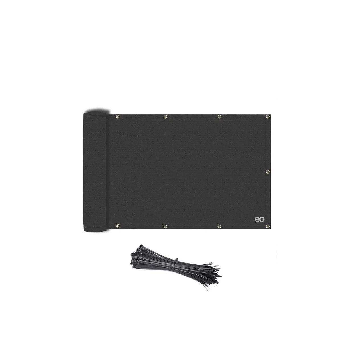 Balcón Privacidad Pantalla Parasol Protección 5m Eo Safe Imports Esi-19894 Negro