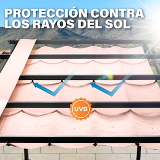 Foto 5 | Toldo Pergola Onof Carpa Exterior Retractil Proteccion Uv