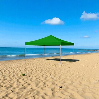 Foto 4 | Ilios Innova | Toldo Plegable Verde 2x3 Impermeable Y Resistente Al Clima Con Estructura De Hierro Y Tela Oxford.