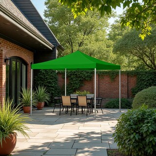 Foto 5 | Ilios Innova | Toldo Plegable Verde 2x3 Impermeable Y Resistente Al Clima Con Estructura De Hierro Y Tela Oxford.
